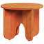 Coffee Table Solid Pine wood Round Modern Living Room Low Indoor-366255454