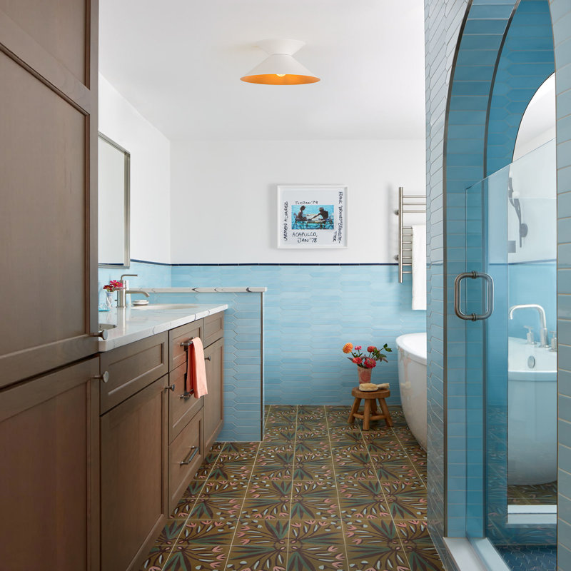 Transitional 1-Light Conical Metal Hourglass Flush Mount