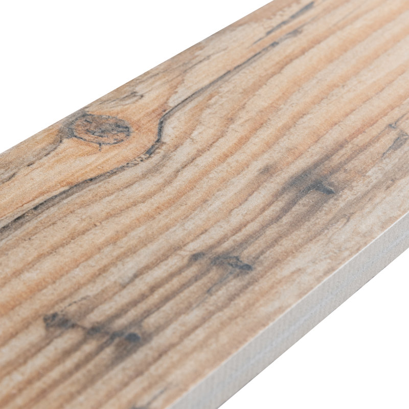 Melvin Color 2-7/8" x 26-1/2" Porcelain Wood Look Subway Wall & Floor Tile
