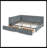 Queen Size Storage Upholstered Tufted Bed Frame with Comfortable Backrest and Armrests, Velvet Sofa Bed for Bedroom and Living Room-1395582691-1395582694