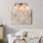 Glam 3-Light Bath Vanity Light Dimmable with Glass Bell Shade