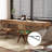 Walnut Rectangular Solid Wood Writing desk,Floating desk with drawers desk-1333549242