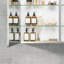 Armoire à pharmacie 30 po x 26 po avec miroir à fixation en surface ou espace de rangement encastré en aluminium