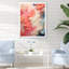 Pink And White Coastal Coral Collage On Canvas Print-138236879-138236876