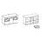 Renee 154 Cm Wide One Drawer Sideboard-32738840