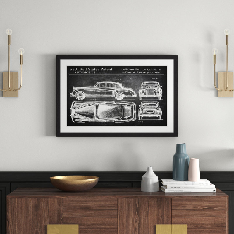 Single Picture Frame Painting, 41cm H x 61cm W x 3.81cm D