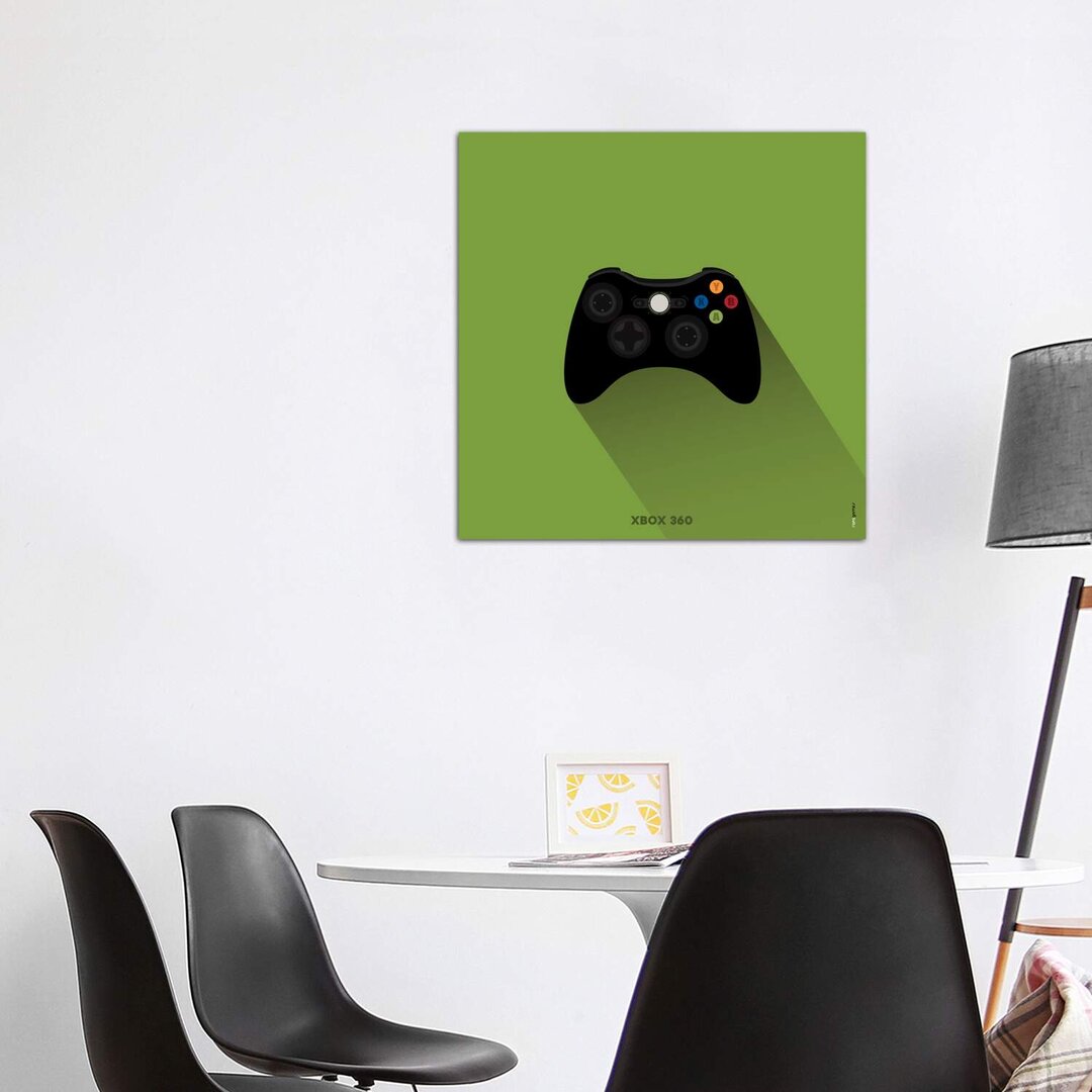 Leinwandbild - Grafikdruck „Joystick Xbox 360” von Rafael Gomes