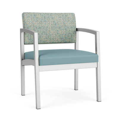 Chaise d'invité en acier Lenox