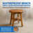 EcoDecors Shoji Shower Stool 13.5”