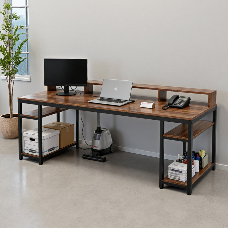 Two Person Computer Desk,Office Desk,Writing Desk