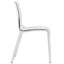 Lade Transparent Plastic Stackable Dining Chair with Waterfall Edge Seat – Lightweight Versatile Accent & Kitchen Side Chair, No Assembly Required-835357449
