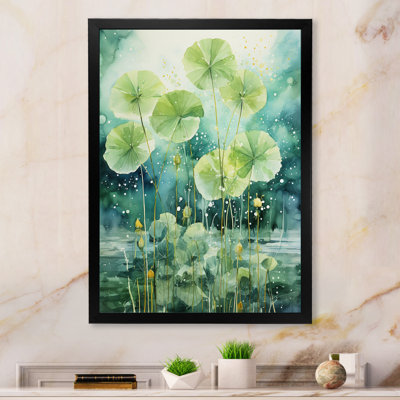 " Green Dandelion Collage II "