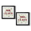 Mr. Claus - ensemble de 2 reproductions d'art textuel-1454132435-1454132434-1454132445