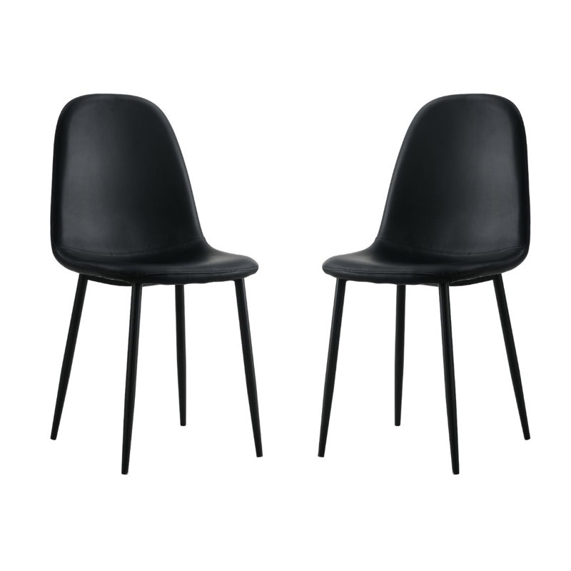 Chaise d'appoint Jomarion, Noir