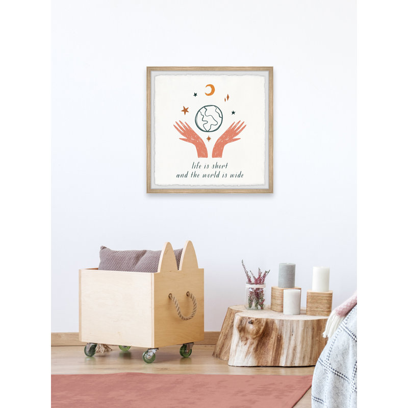 Explore The World by Marmont Hill - Single Picture Frame Painting, 61cm H x 61cm W x 3.81cm D