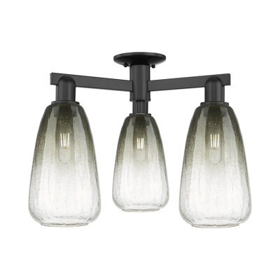 Plafonnier semi-encastré 3 lumières Jacquette