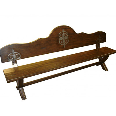 Banc en bois massif Lorraine