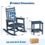 Chaise berçante Poly Lumber-1471542657