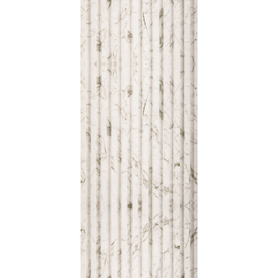 Panneaux à lattes moyennes en bois de polystyrène de L 112 po x l 9,5 po x P 0,5 po