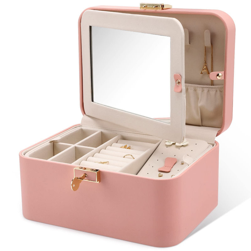 Rovshana Jewellery Box +, Antique pink and pink