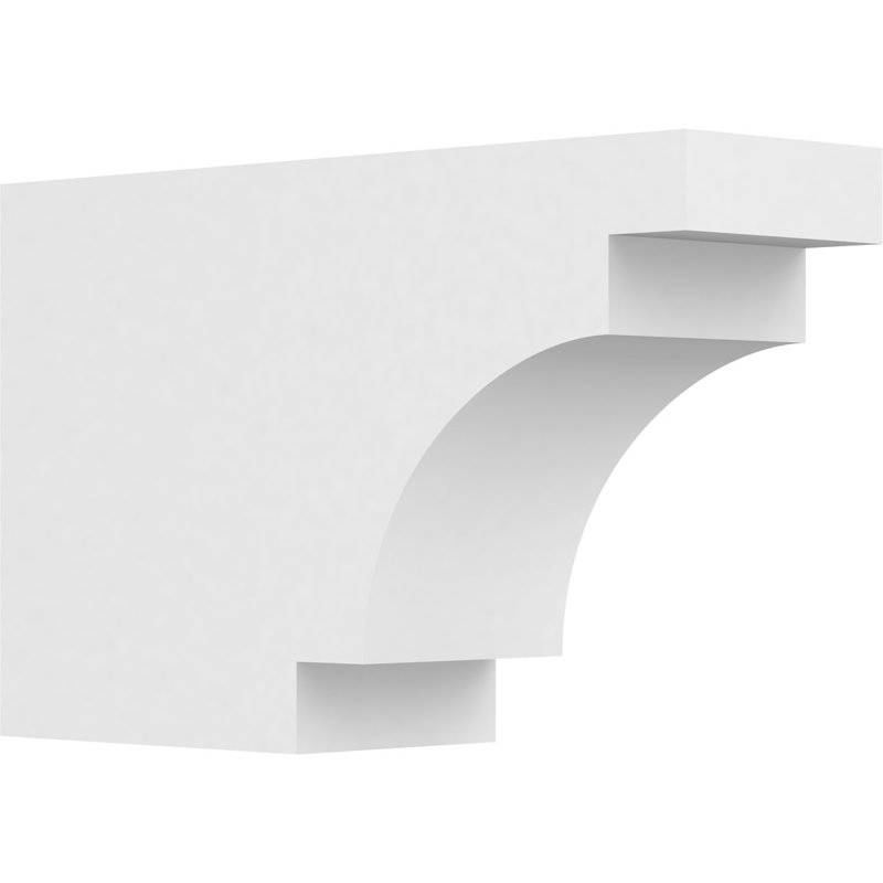 5"W x 10"H x 16"L Standard Mediterranean Architectural Grade PVC Rafter Tail, 10"H x 5"W x 16"D