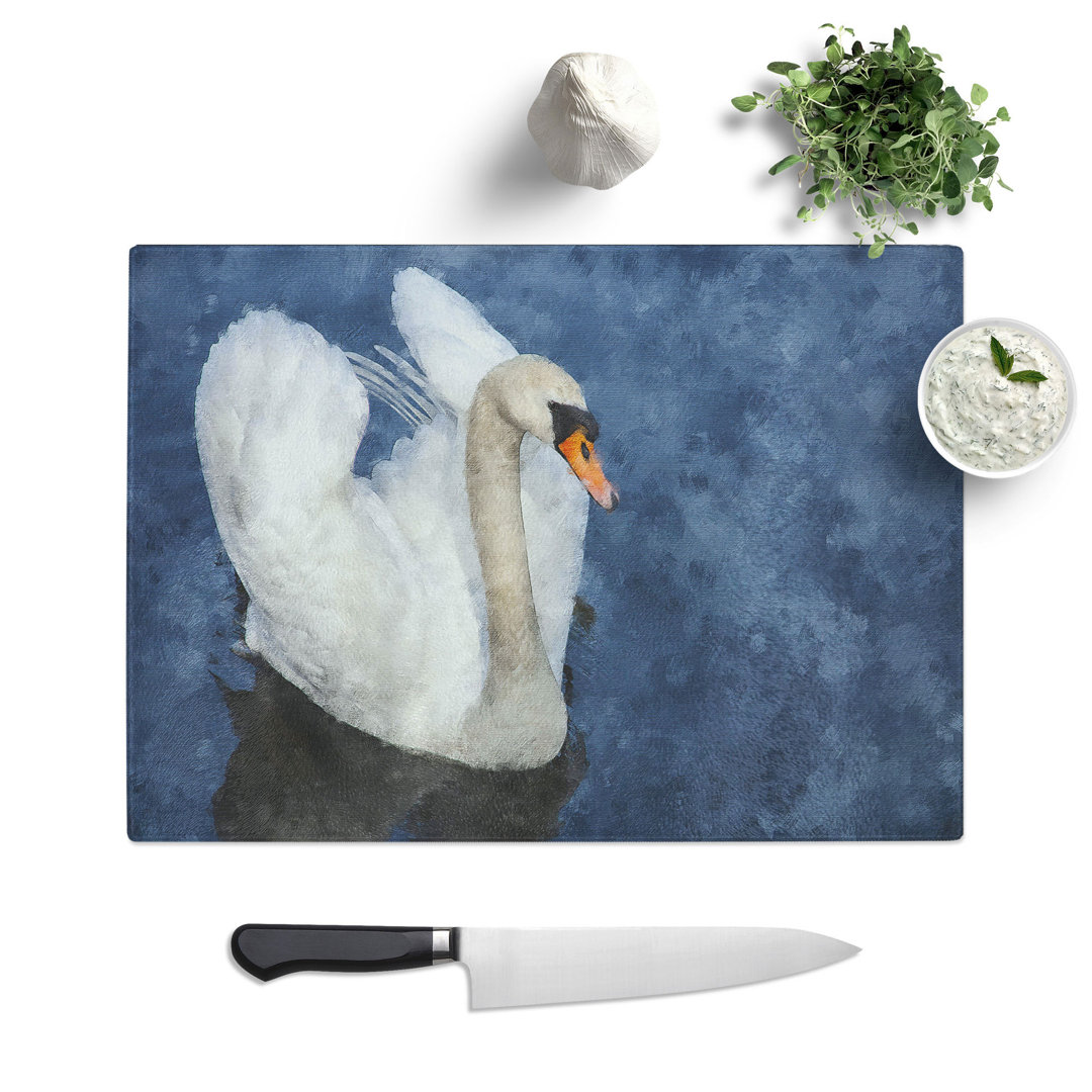 White Swan Vol.2 Painting Chopping Board