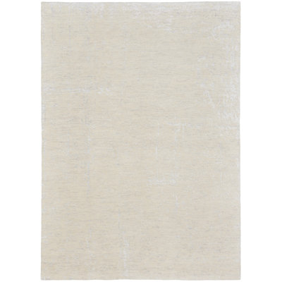 Tapis d'intérieur moderne ivoire argenté 9 pi 9 po x 13 pi 9 po Nourison Luna