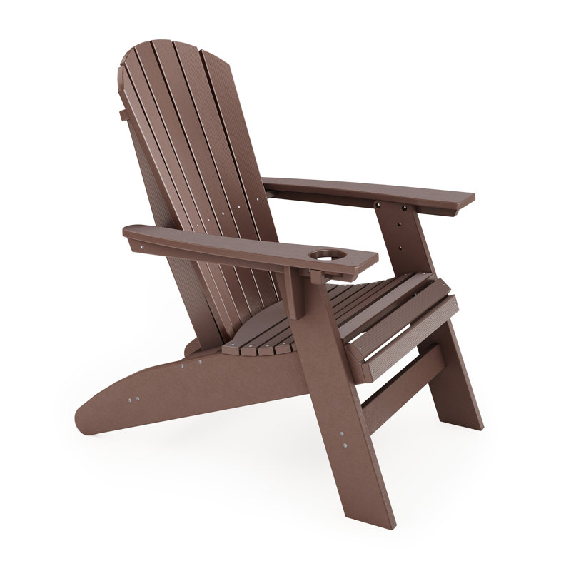 Chaise d'extérieur - Bois de style brun pour jardin et patio