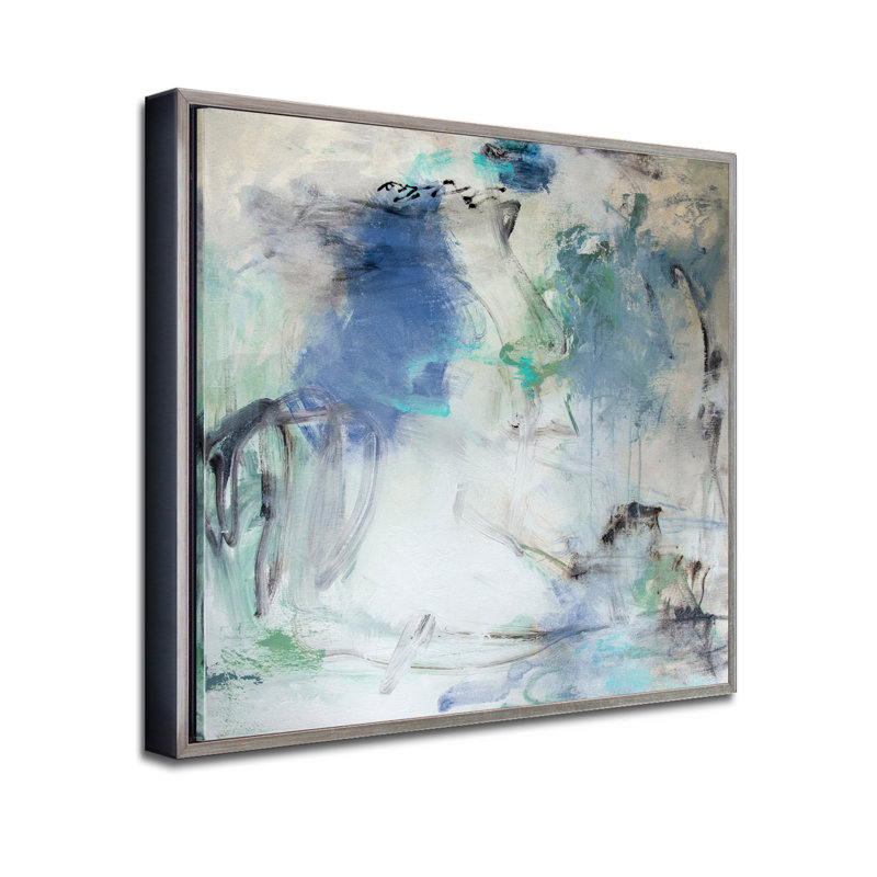 Windswept Print by Patricia Schwimmer, 42" H x 42" W x 2.5" D, Silver Framed Canvas