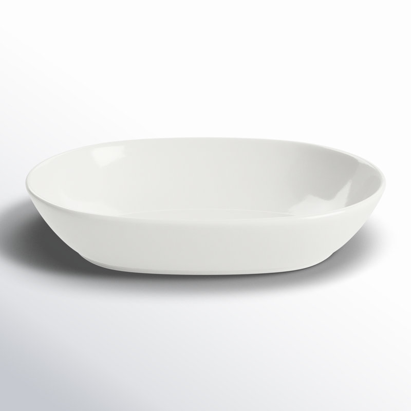 Max Oval Serve Bowl, 14.25-Inch, White