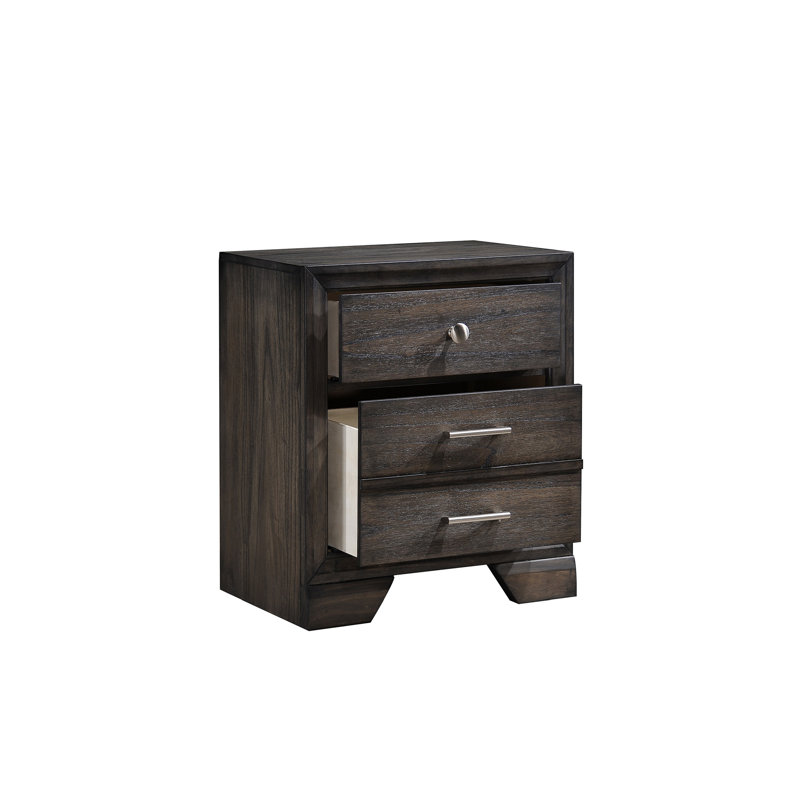 Table de chevet 2 tiroirs 1pc
