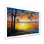 Arbre du soir près du lac - Peinture sur toile-60160038-60160047