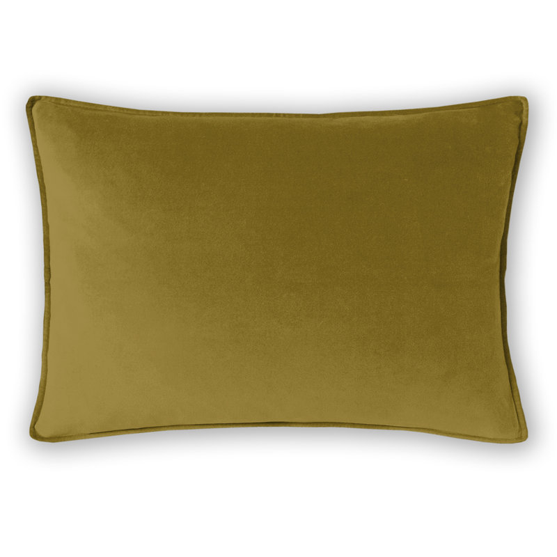 Alia Velvet Zipper Sham, Curry, Queen