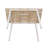 Ginna 32 " Extendable Rubberwood Rectangular Solid Wood Top with Solid Wood Base Dining Table