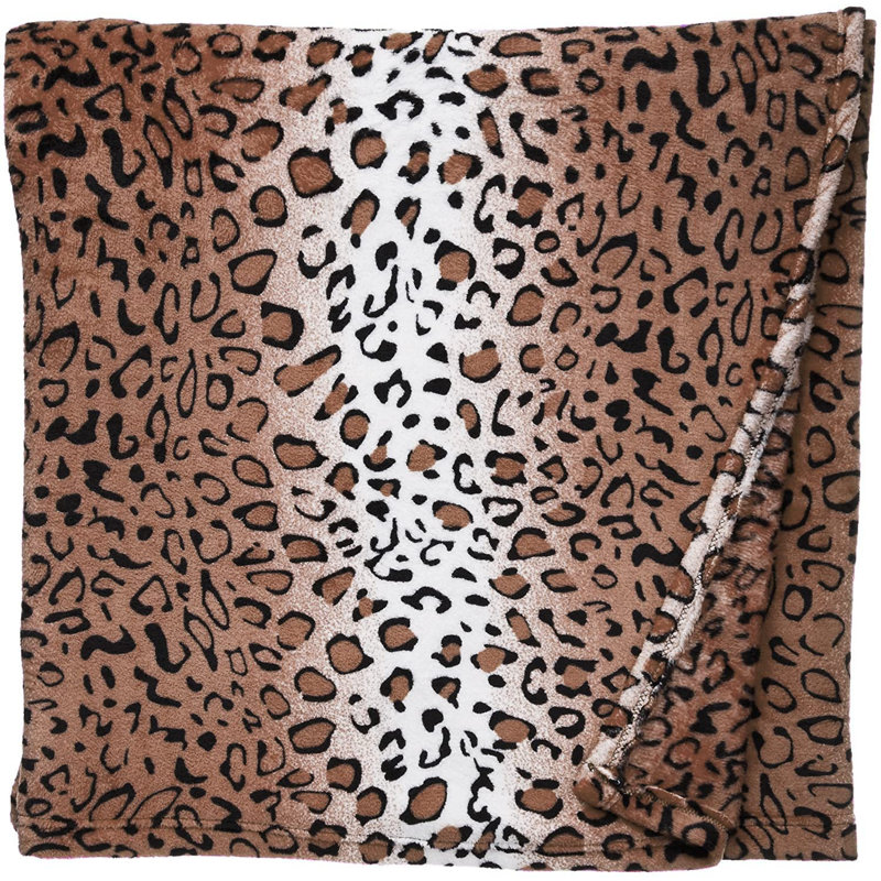 Couverture luxueuse à imprimé zébré, Zèbre, Queen