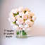 Small Head  Peonies In Vase-380400436