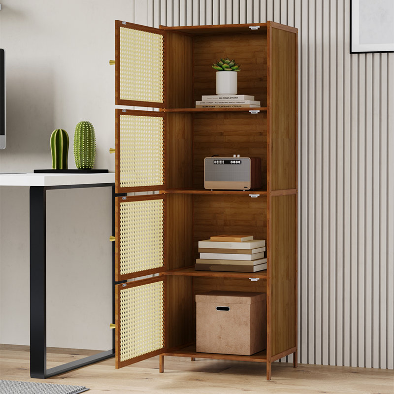 43cm W Bookcase, (4 Shelves) 126cm H x 43cm W x 32cm D