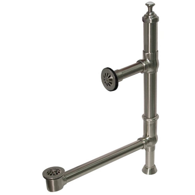 14.75'' W Leg Yes, Brushed Nickel