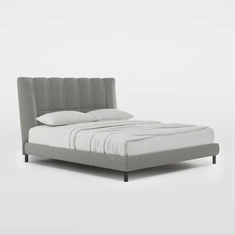 Cato Grey Queen Platform Bed