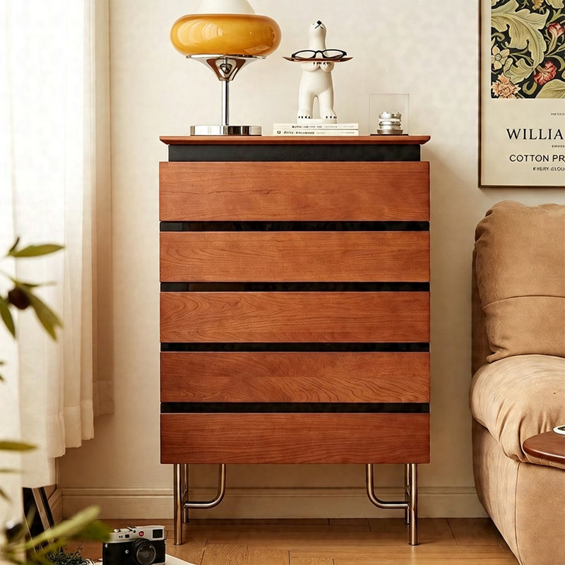 Commode décorative en acier inoxydable