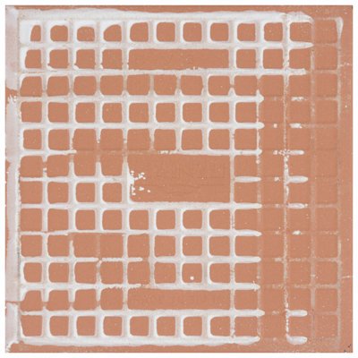 Mandala Decor 8" x 8" Ceramic Patterned Wall Tile