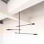 Rotaire 3 Light Metal Dimmable LED Sputnik Chandelier
