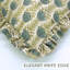 Coussin décoratif réversible en lin imprimé à la main à motif de volutes Fab divine-121183175