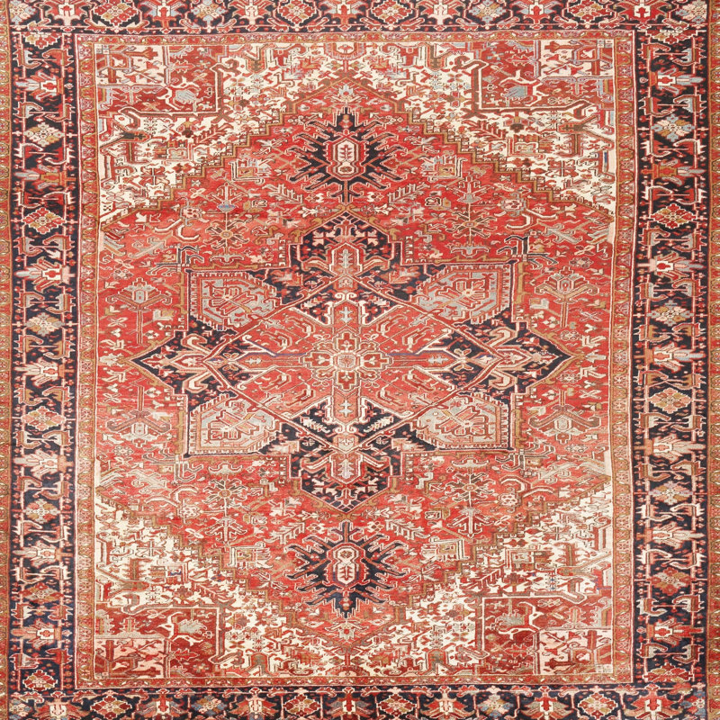 Oriental Indoor Rug, Square 3'