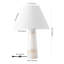 Jennarose Jade Stone Table Lamp