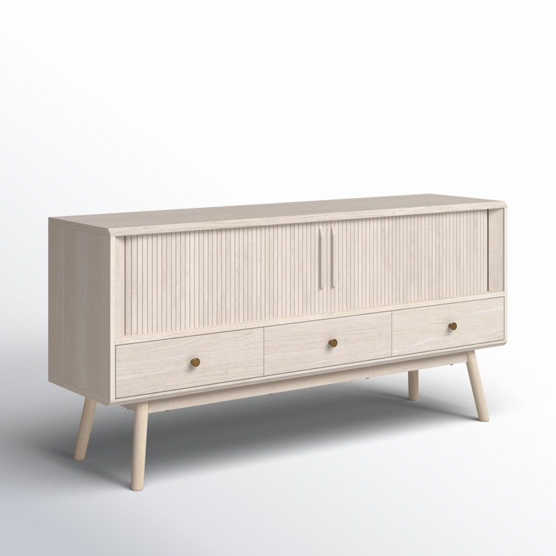 TV Stand for TVs up to 60", Bleached White