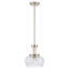 Suspension Alejo 9,44'' à 1 lumière en verre ondulé en forme de bol pour îlot de cuisine-1762686031
