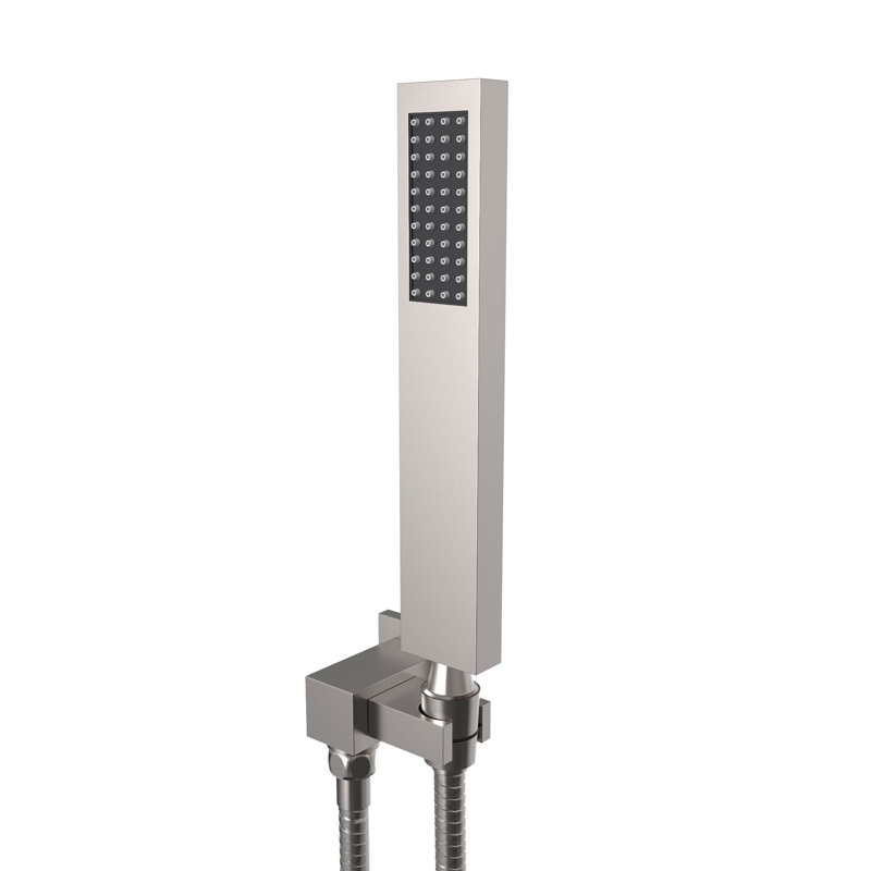 Aquata Rain Fall Shower Faucet Set with Hand Shower (Valve Included), Brushed Nickel