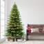 Sapin de Noël artificiel vert avec lumières-1873437487