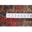 Geometric Red   Runner Rug 4x10